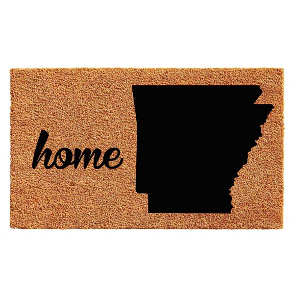 Calloway Mills Entrance Mat, Coir, Natural, Black - 105161830