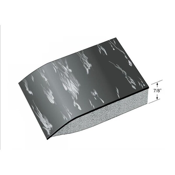 Rhino Mats Antifatigue Mat, 8 ft L x 3 ft W, 7/8 in Thickness, Vinyl, Gray - TT-3696G-78