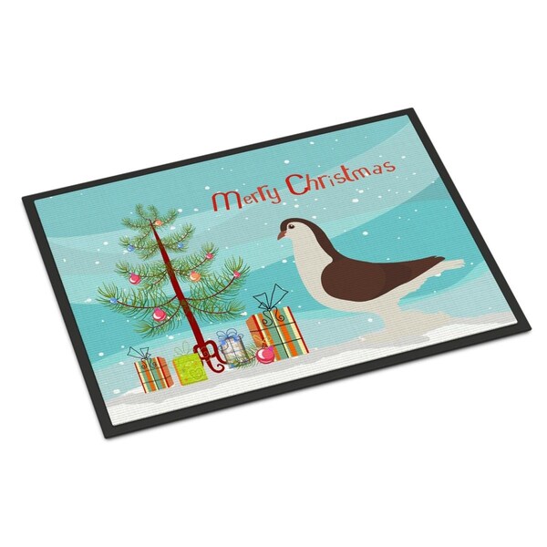 Carolines Treasures Large Pigeon Christmas Indoor or Outdoor Mat, 24 x 36 in. - BB9310JMAT