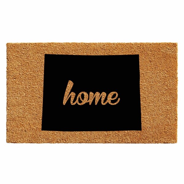 Calloway Mills Entrance Mat, Coir, Natural, Black - 105472436