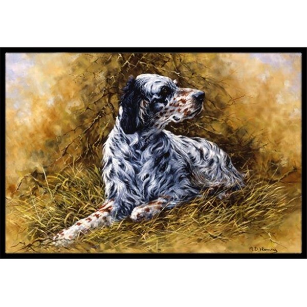 Carolines Treasures Carolines Treasures HMHE0007JMAT English Setter by Michael Herring Indoor or Outdoor Mat; 24 x 36 - HMHE0007JMAT