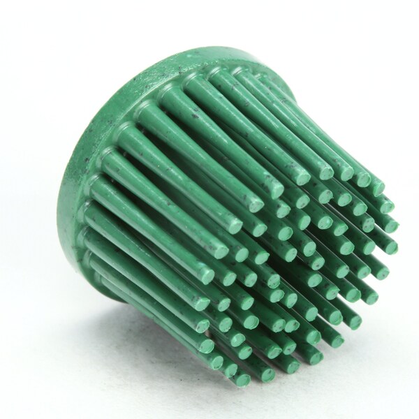 Scotch-Brite Roloc Bristle Disc, 07530, RD-ZB, 50 Green, 1 in, 4PK - 7530