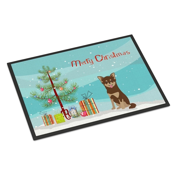 Carolines Treasures 24 x 36 in. Chihuahua Christmas Tree Indoor or Outdoor Mat - CK3496JMAT