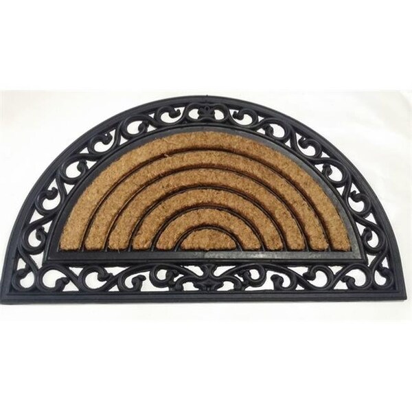 Jmj JMJ LE 83634 H & R Rubber Grill Border Coir Mat - LE 83634