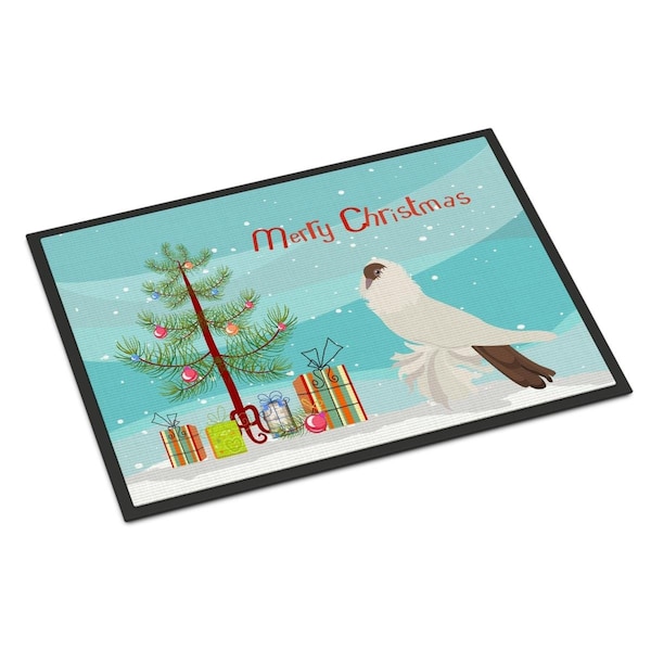 Carolines Treasures German Helmet Pigeon Christmas Indoor or Outdoor Mat, 24 x 36 in. - BB9311JMAT