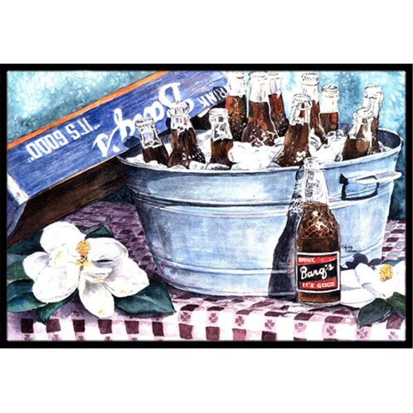 Carolines Treasures 24 x 36 in. Barqs and old washtub Indoor Or Outdoor Mat - 1003JMAT