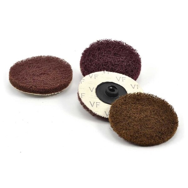 Superior Abrasives Superior Abrasives S Cond HD QC Satin Disc Type S 3" Aluminum Oxide Medium - 10516