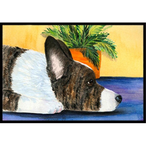Carolines Treasures 24 x 36 in. Corgi Indoor Or Outdoor Doormat - SS8190JMAT