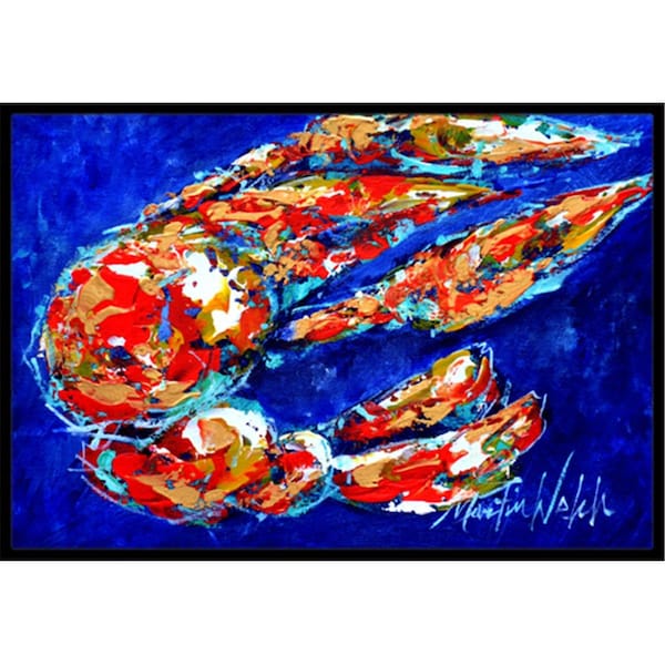 Carolines Treasures 24 x 36 In. Craw Momma Crawfish Indoor or Outdoor Mat - MW1155JMAT