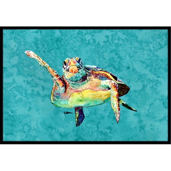 Carolines Treasures Turtle Indoor Or Outdoor Doormat- 24 x 36 in. - 8672JMAT
