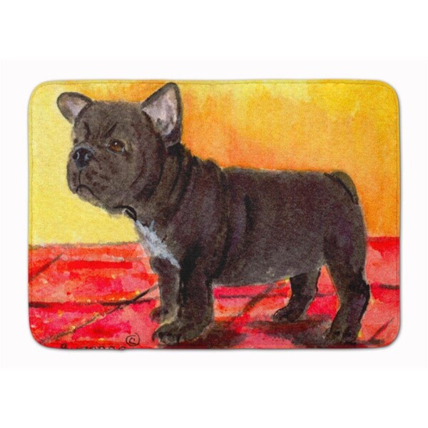 Carolines Treasures French Bulldog Machine Washable Memory Foam Mat - SS8869RUG