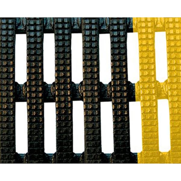 Durable Corp Industrial Oil/Chemical Resistant Matting 4'x33' Blk/Ylw - VYP4X33BLK/YEL