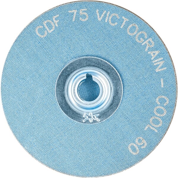 Pferd PFERD COMBIDISC Abrasive Disc, 3in Dia, Type CD, 60 Grit, VICTOGRAIN-COOL - 42444