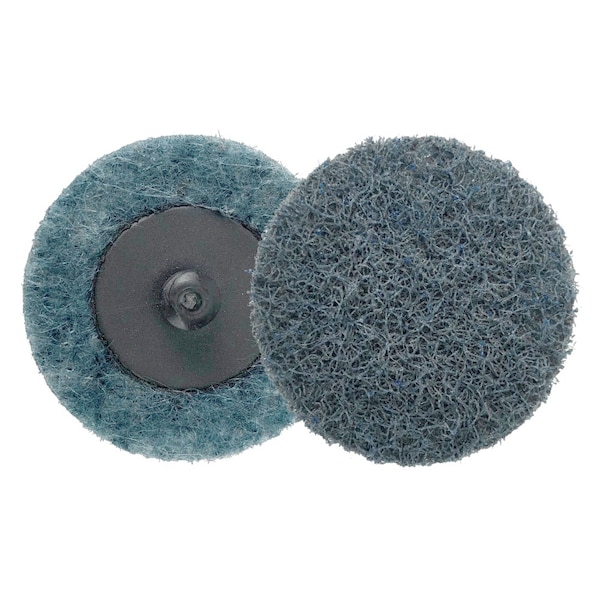 Weiler 2" Non-Woven Surface Conditioning Disc, Button Style, AO -Very Fine - 51530