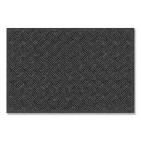 Apache Mills Ecomat Crosshatch Entry Mat, 48 x 27, Charcoal - 60461190140000600
