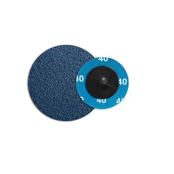 Continental Abrasives 3" 40 Grit Zirconia Cloth Reinforced Quick Change Style Disc - Q-Z3040