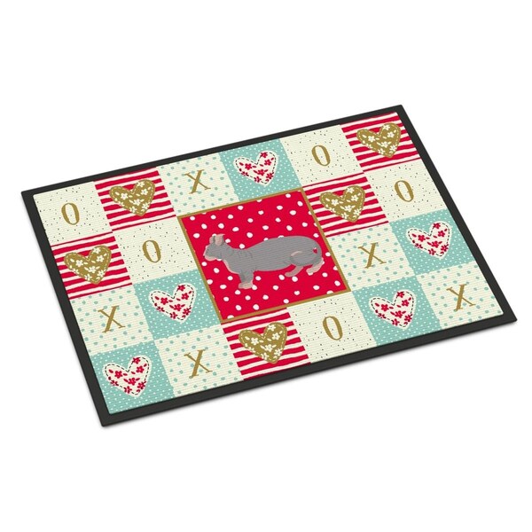Carolines Treasures 18 x 27 in. Dwelf No.1 Cat Love Indoor or Outdoor Mat - CK5604MAT