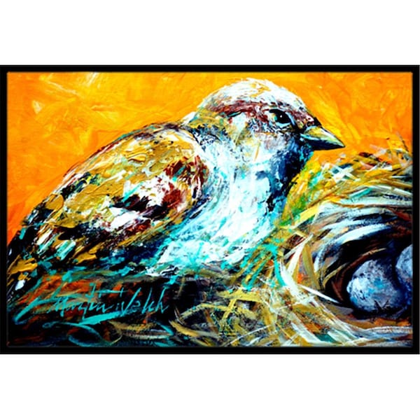 Micasa 24 x 36 In. Look at the Birdie Indoor or Outdoor Mat - MI244853