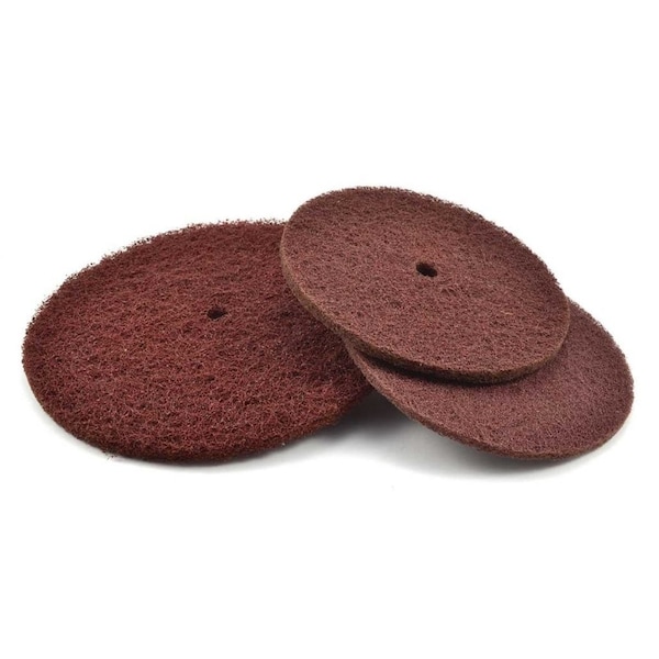Superior Abrasives Superior Abrasives S Cond HD Satin Disc 1/2" Hole 6" Aluminum Oxide Medium - 25913