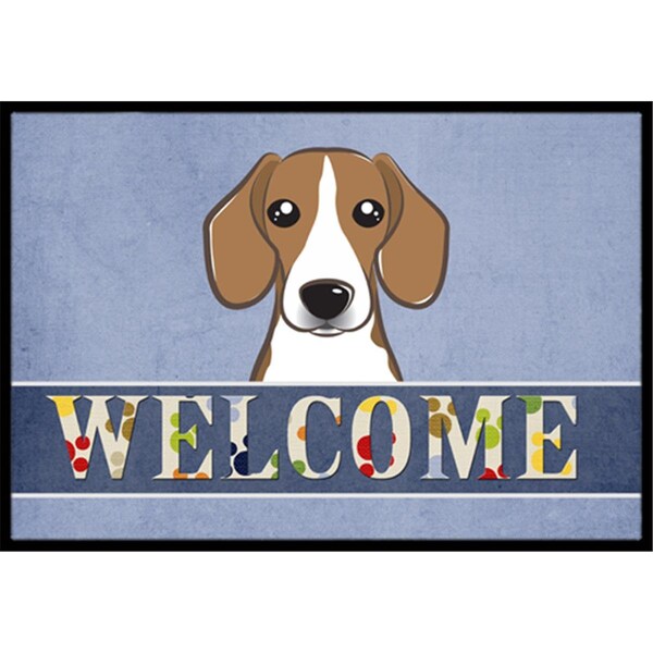 Carolines Treasures Beagle Welcome Indoor & Outdoor Mat, 24 x 36 in. - CA77333