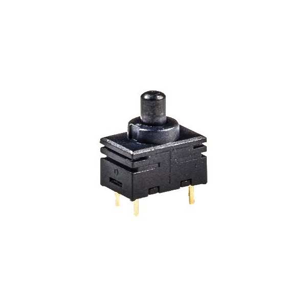 Switch de botón pulsador de C&K Components, SPST, momentáneo, 0.02A, 28Vdc, 4 orificios de PCB, terminal de soldadura, Through - FP11SPA1B1TP00