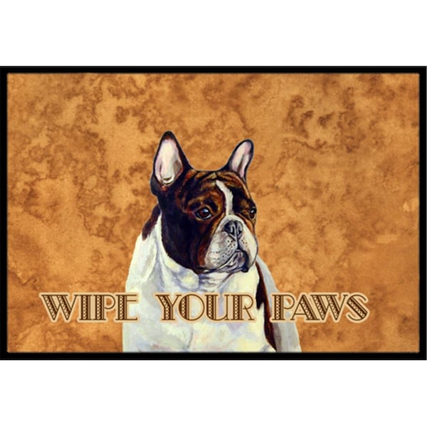Micasa 24 x 36 In. French Bulldog Wipe Your Paws Indoor Or Outdoor Mat - MI54953