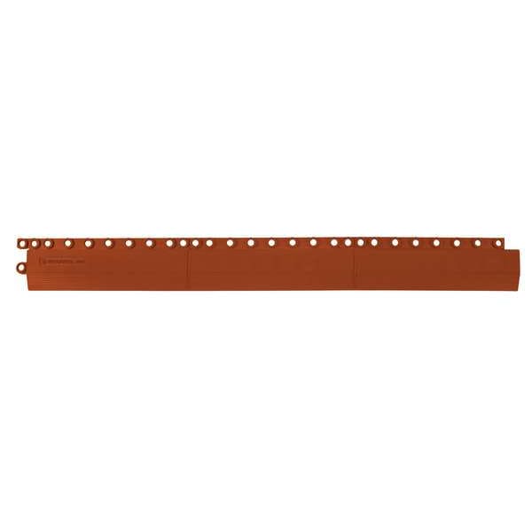 Wearwell Mat Edging, Rubber, 3 in W x 5/8 in Thick - 582.EDGINGMTC