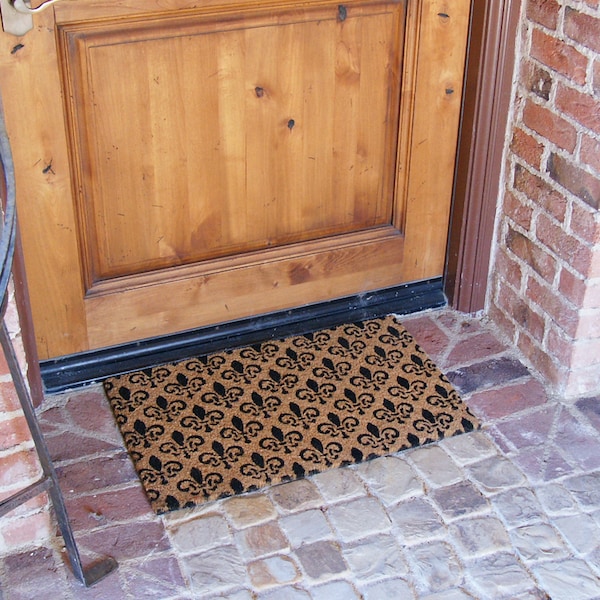 Rubber-Cal "Coir Entry Door Mats" - 2 Coir Door Mats - 18" x 30" - 10-108-020