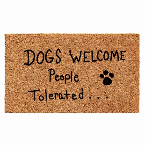 Calloway Mills Entrance Mat, Coir/Rubber, Black, Natural - 103063672