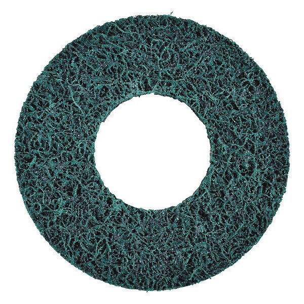 Scotch-Brite 7" dia. Green 100 grit Extra Coarse Aluminum Oxide Quick Change Disc - 7100177517
