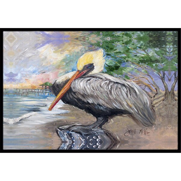 Carolines Treasures Pelican Bay Indoor and Outdoor Mat- 18 x 27 in. - JMK1019MAT