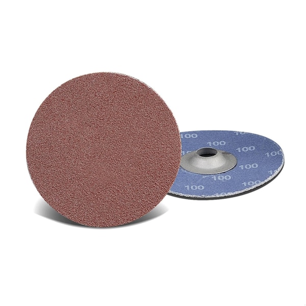 Cgw Abrasives Quick-Change Coated Abrasive Quick-Change Disc, 2 in Dia Disc, 40 Grit, Medium Grade, Aluminum Oxide - 59635