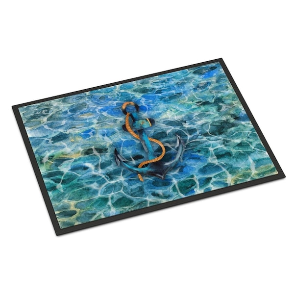Carolines Treasures 24 x 36 in. Anchor & Rope Indoor or Outdoor Mat - BB5370JMAT