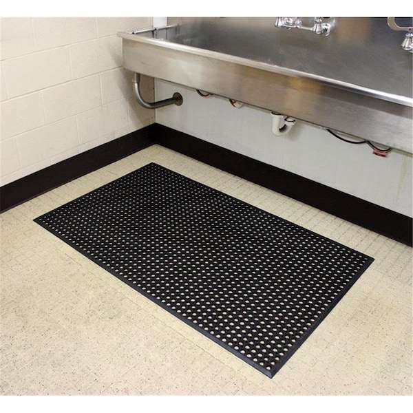 Esteras Tikar 36 x 60 in. Workstation Light Anti-Fatigue Drainage Mat, Red - ES2566430