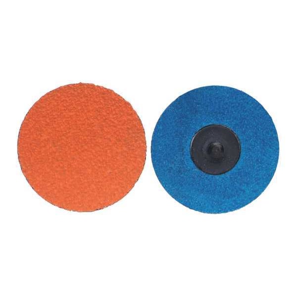 Norton Abrasives Quick Change Disc, 3in.Dia., Coarse, Fiber - 66261058708