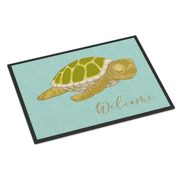 Carolines Treasures Carolines Treasures BB8562JMAT Sea Turtle Welcome Indoor or Outdoor Mat - 18 x 27 in. - BB8562JMAT