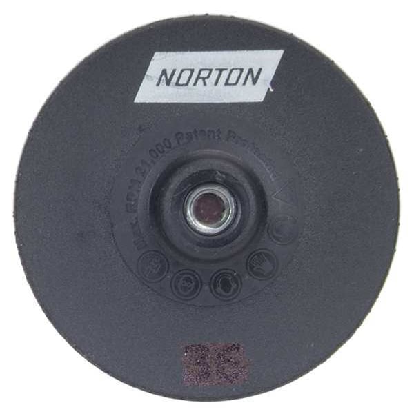 Norton Abrasives Quick Change Disc, 3in.Dia., Coarse, 36Grit - 63642503657