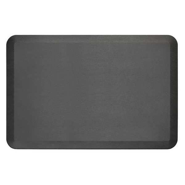 Newlife Eco-Pro By Gelpro Antifatigue Mat, 3 ft. L x 2 ft. W, 3/4" Thickness, Brushed Texture, Black - 104-01-2436-1