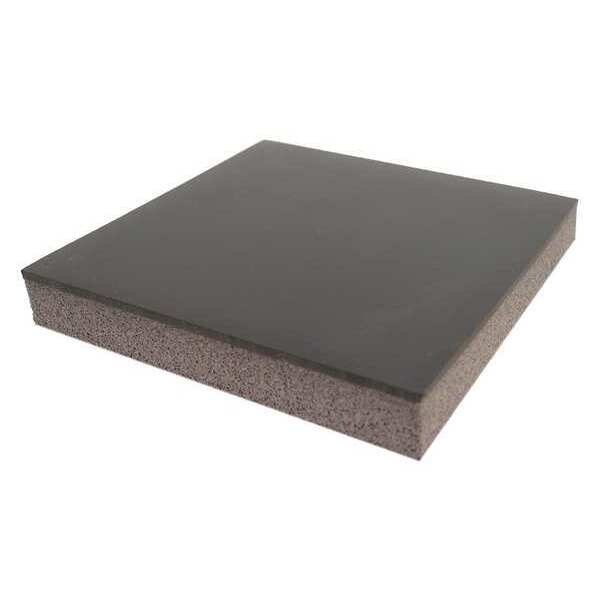 Botron Co Antifatigue Mat, 25 ft. L x 3 ft. W, 1/2" Thickness, Smooth, Black - B57325HD