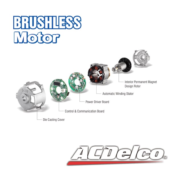 Acdelco A20 20V Li-ion BRUSHLESS 1/2" Impact Wrench (1 Battery) - ARI20156-M