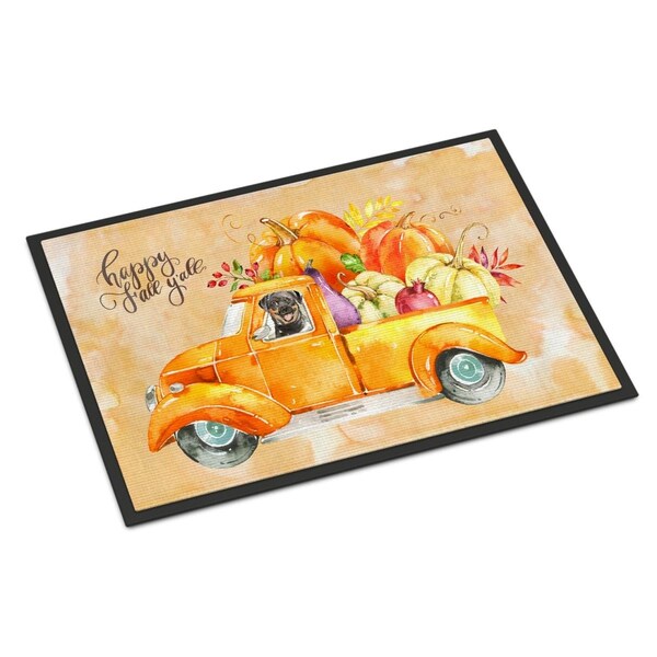 Carolines Treasures 24 x 36 in. Fall Harvest Rottweiler Indoor or Outdoor Mat - CK2629JMAT
