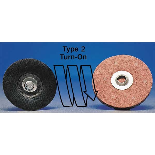 Merit Quick Change Disc, AlO, 1in, 120G, TS, PK100 - 69957399620