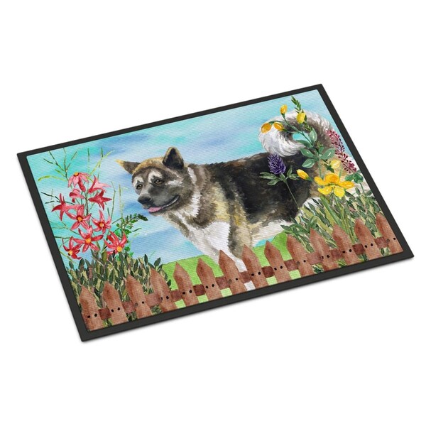 Carolines Treasures American Akita Spring Indoor or Outdoor Mat - 18 x 27 in. - CK1231MAT