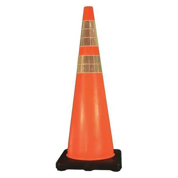 Cortina Safety Products CONE 36IN 6IN/4INCOLLAR, RED/ORANGE - 03-500-06