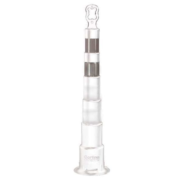 Zoro Select Trim Line Channelizer, HDPE/ Recycled Rubber, High-Intensity Prismatic, 45 in Height, 45" Length - 03-750-64HWG