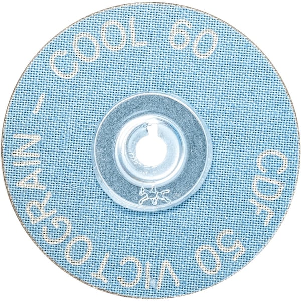 Pferd PFERD COMBIDISC Abrasive Disc, 2in Dia, Type CD, 60 Grit, VICTOGRAIN-COOL - 42443