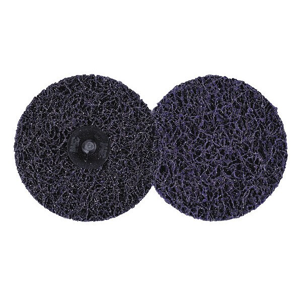 Scotch-Brite 4" dia. Type 3 100 grit Extra Coarse Silicon Carbide Quick Change Disc - 7100176094