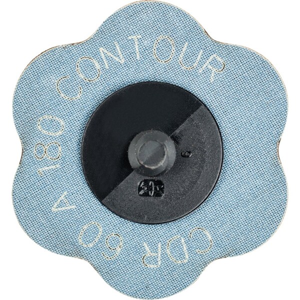 Pferd COMBIDISC CONTOUR Abrasive Disc, 2-3/8'' Dia, Type CDR, 180 Grit, Aluminum oxide - 42428
