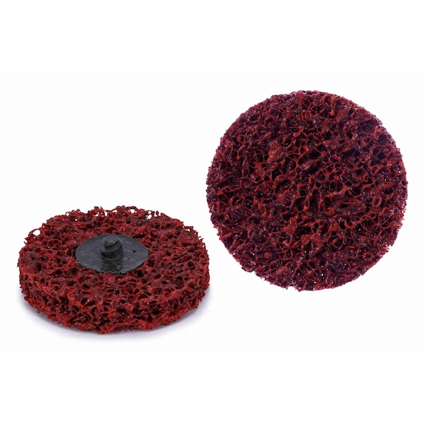 S-Prime STRIP IT Quick Change Surface Conditioning Discs, Roll-On, Red, 2in x 1/2, 10PK - 11172