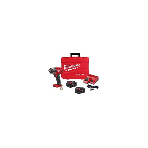 Milwaukee Tool M18 Fuel 18V Cordless 1/2 in. Drive Impact Wrench Kit - ML2962-22